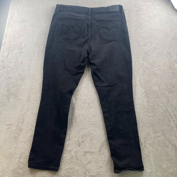 Levi's Mens 311 Shaping Skinny Jeans Size 33 Black Denim Classic Casual Travel - Picture 15 of 15